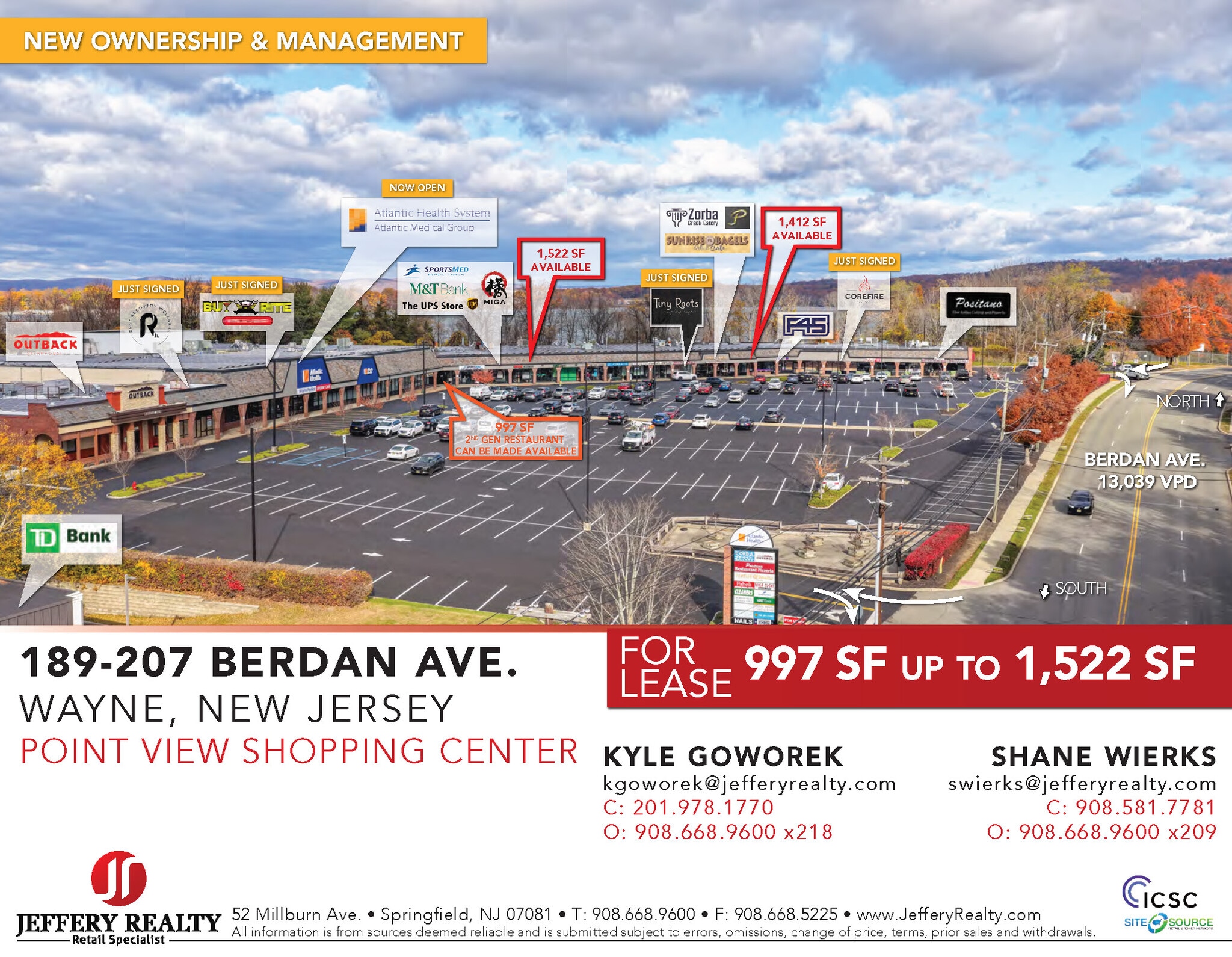 189-207 Berdan Ave, Wayne, NJ for Rent