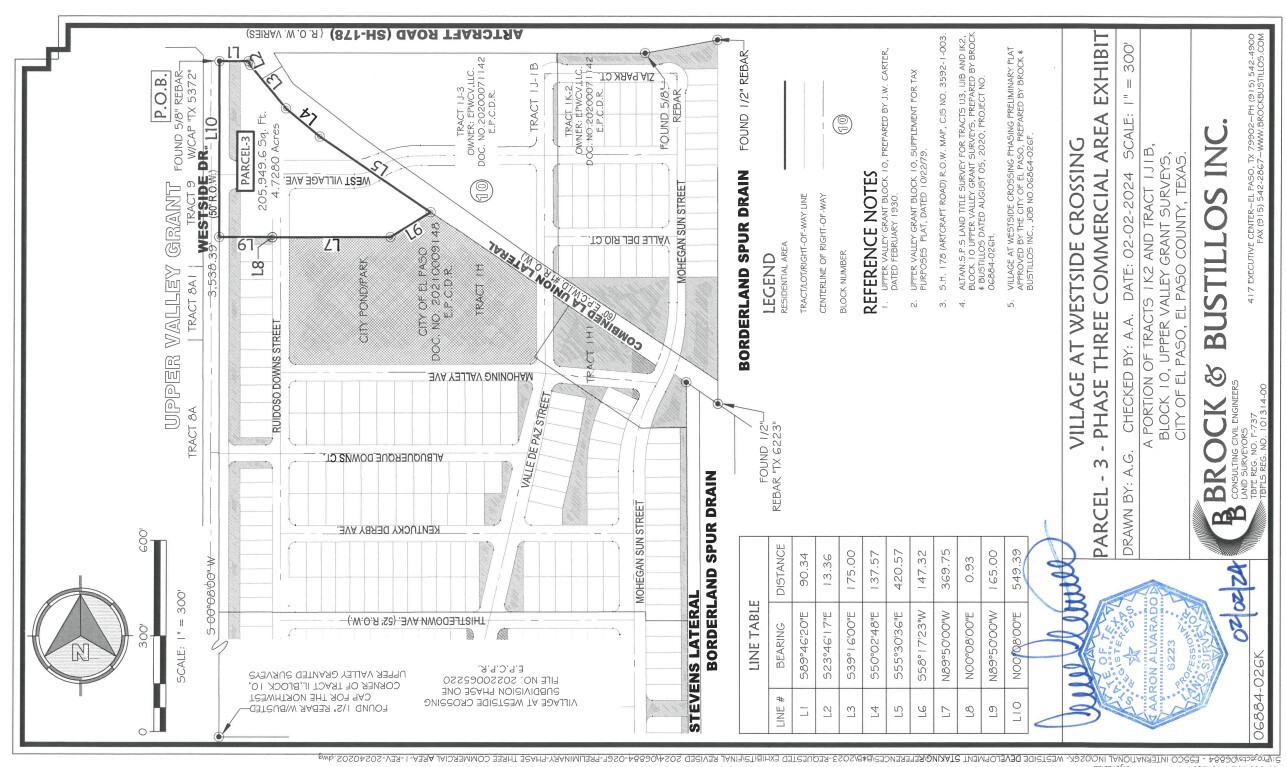 Westside Dr @ Artcraft Rd, El Paso, TX for Sale