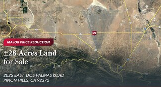 Pinon Hills, CA Residential - Dos Palmas Rd