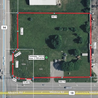 Medina, OH Commercial Land - 1317 Medina Rd Medina, OH Commercial Land - 1317 Medina Rd