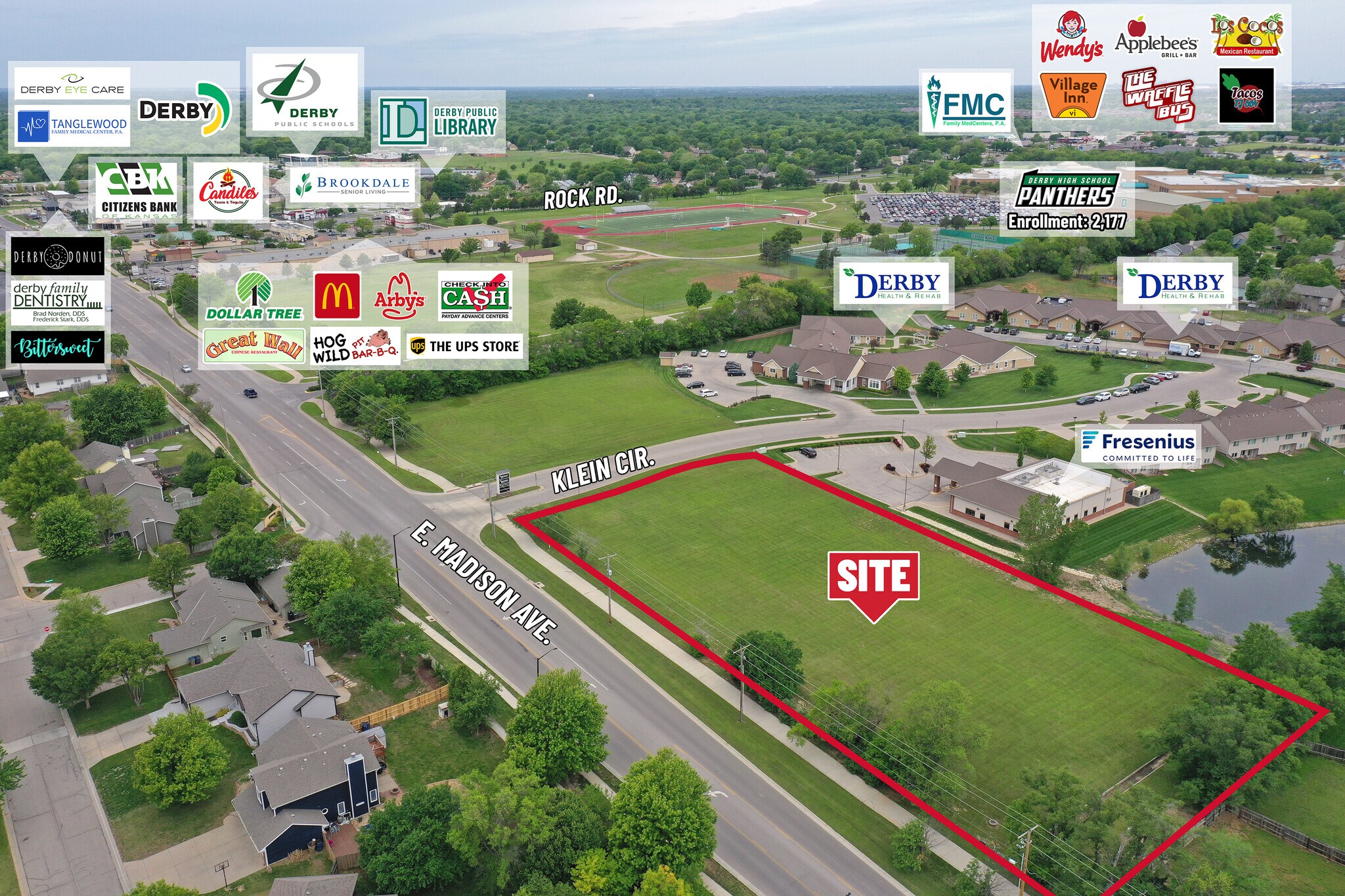 Madison Ave @ Klein Cir., Derby, KS for Sale