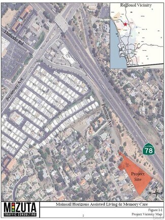 Vista, CA Commercial Land - 540 Plumosa Ave