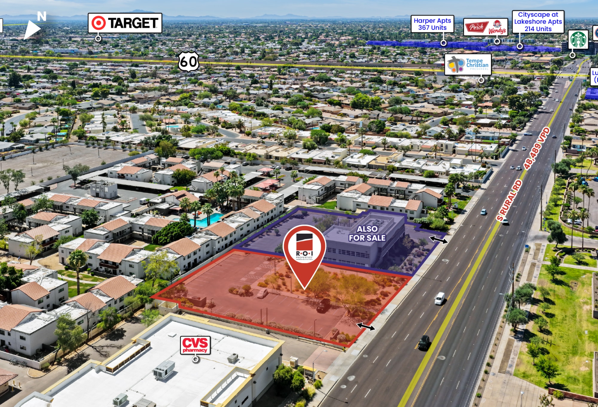 3353 Rural rd, Tempe, AZ for Sale
