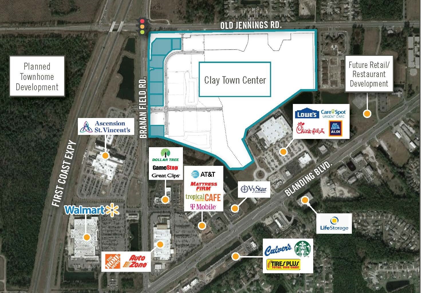 Branan Field Rd @ Old Jennings Road, Middleburg, FL for Rent