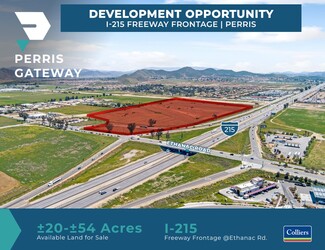 Perris, CA Commercial Land - Ethanac Rd & I-215 Fwy