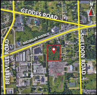 Canton Township, MI Industrial Land - 6.25 AC Michigan Ave