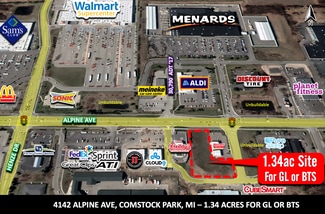 Comstock Park, MI Commercial Land - 4048 Alpine Ave NW