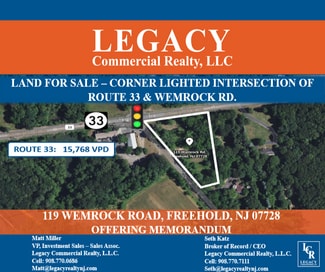 Freehold, NJ Commercial - 119 Wemrock Rd