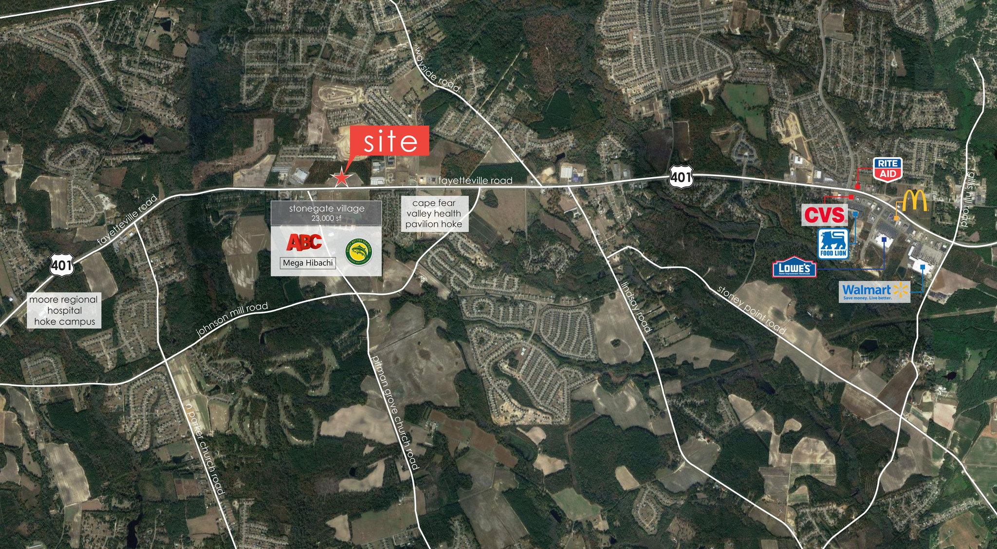 Fayetteville Road/ US Hwy 401, Raeford, NC for Sale