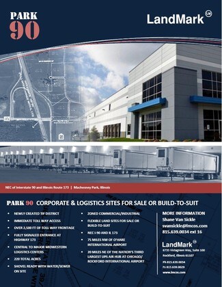 Machesney Park, IL Industrial Land - NEC I-90/39 And IL Rte 173