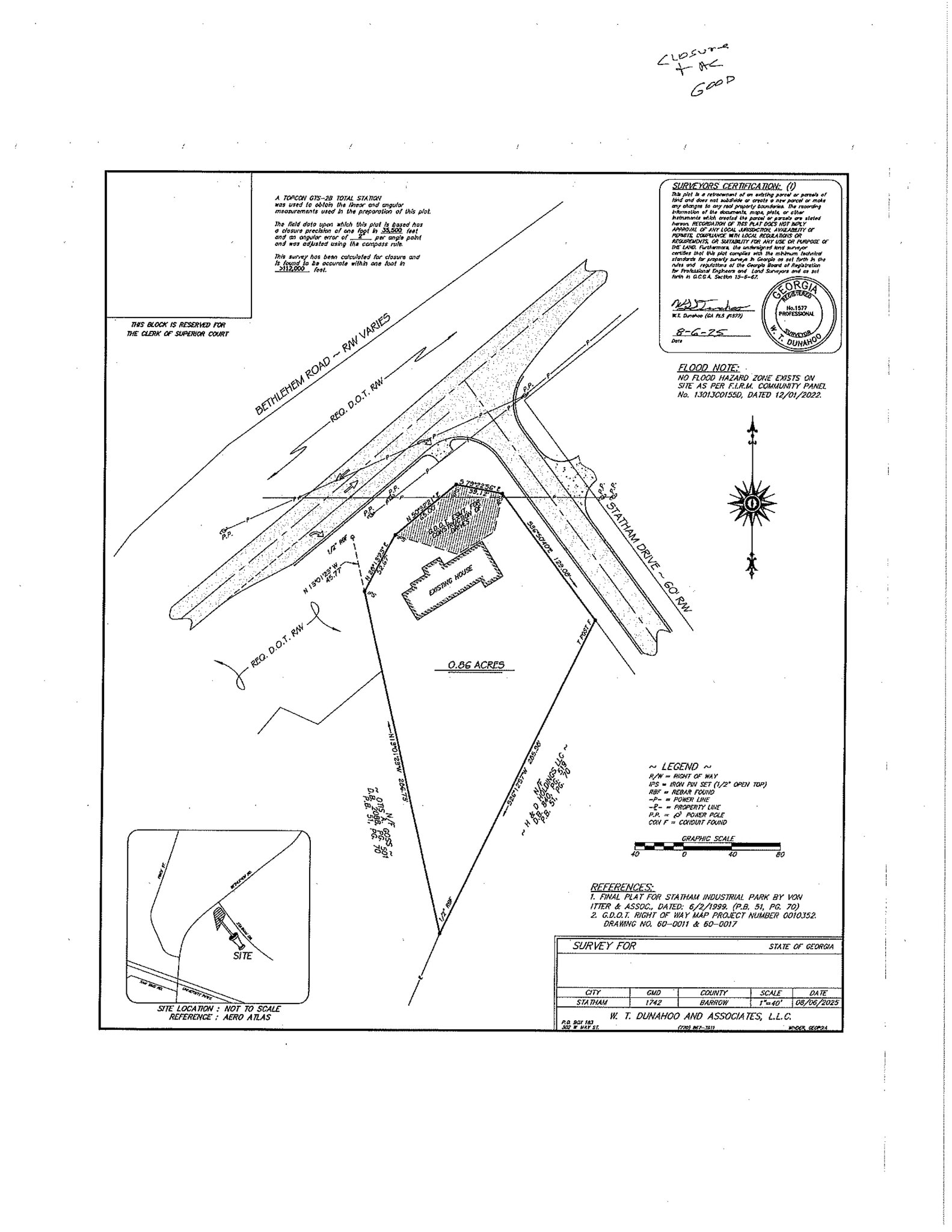 1609 Bethlehem Rd, Statham, GA for Sale