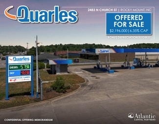 Rocky Mount, NC Service Station - 2483 N Church St Rocky Mount, NC Service Station - 2483 N Church St