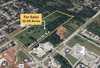 Broken Arrow, OK Commercial Land - 6800 S Elm Pl