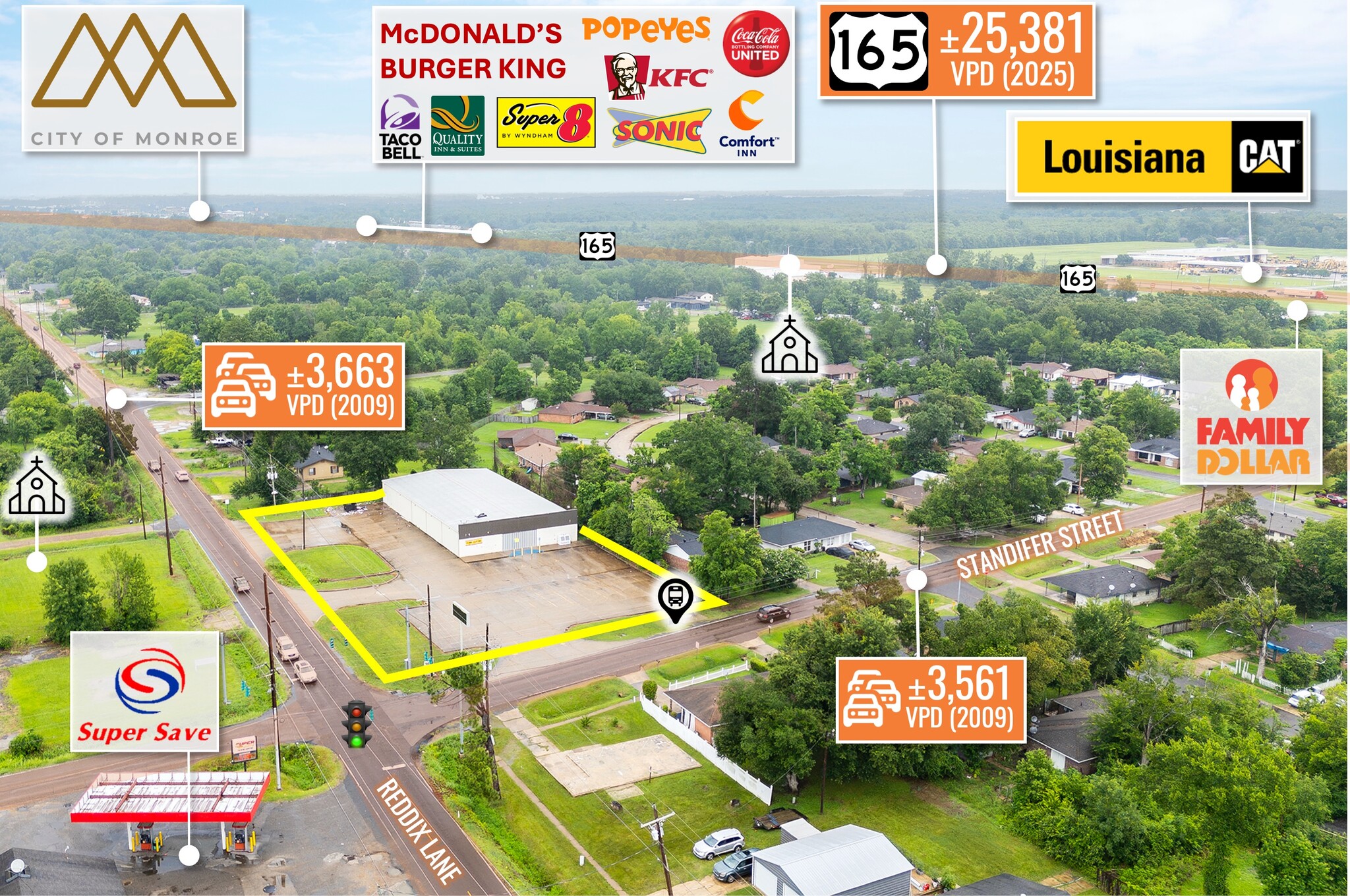 3415 Burg Jones Ln, Monroe, LA for Sale