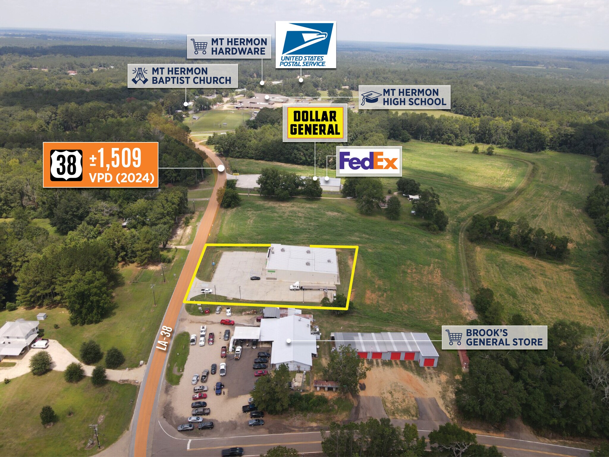 36339 Highway 38, Mount Hermon, LA for Sale
