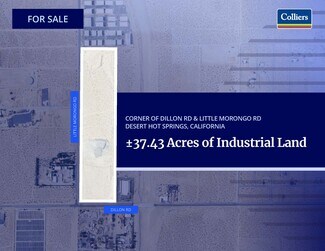 Desert Hot Springs, CA Industrial Land - NE Corner of Dillon Road & Little Morongo Rd