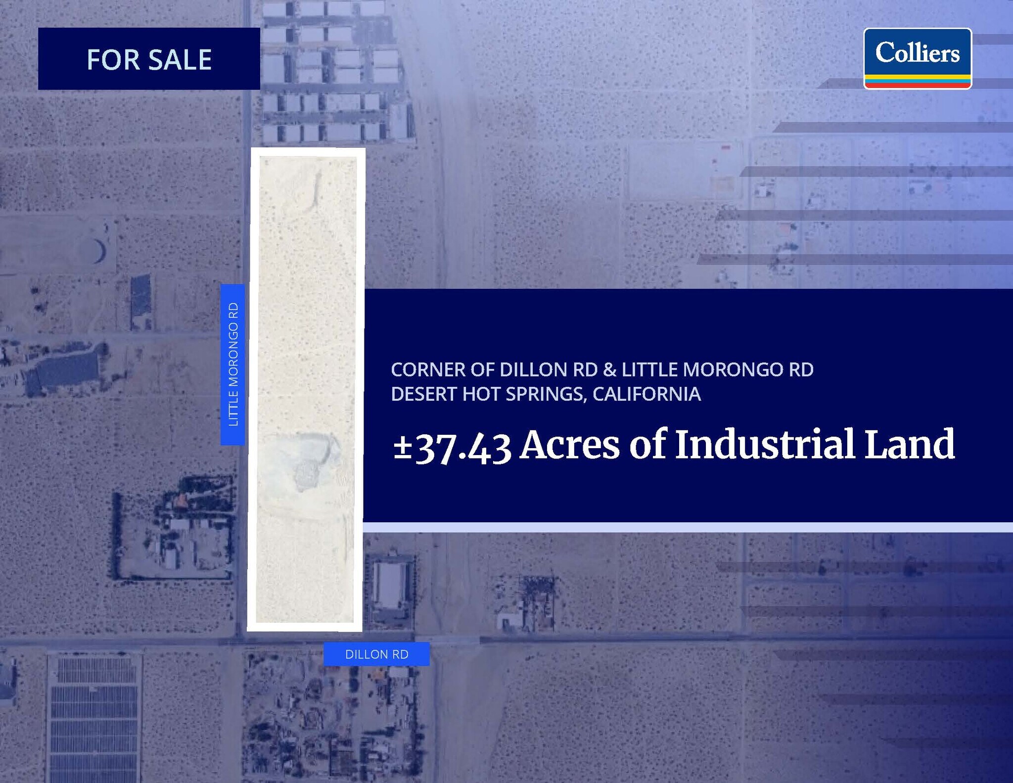 NE Corner of Dillon Road & Little Morongo Rd, Desert Hot Springs, CA for Sale
