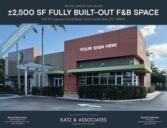 Fort Lauderdale, FL Retail - 854 W Cypress Creek Rd