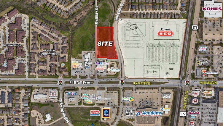 NWC Tarrant Pky & Quail Valley Dr, Fort Worth, TX for Sale