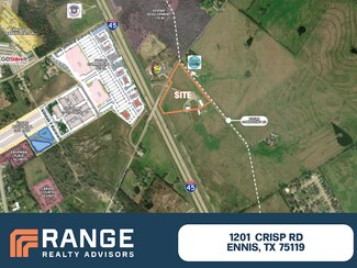 Ennis, TX Commercial Land - 1201 E Crisp Rd