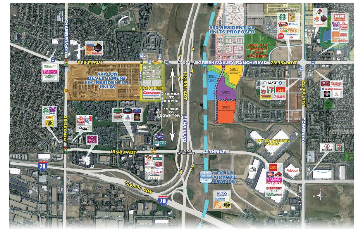 Swq Of Green Valley Ranch & Pena @ Airport Way, Denver, CO for Rent