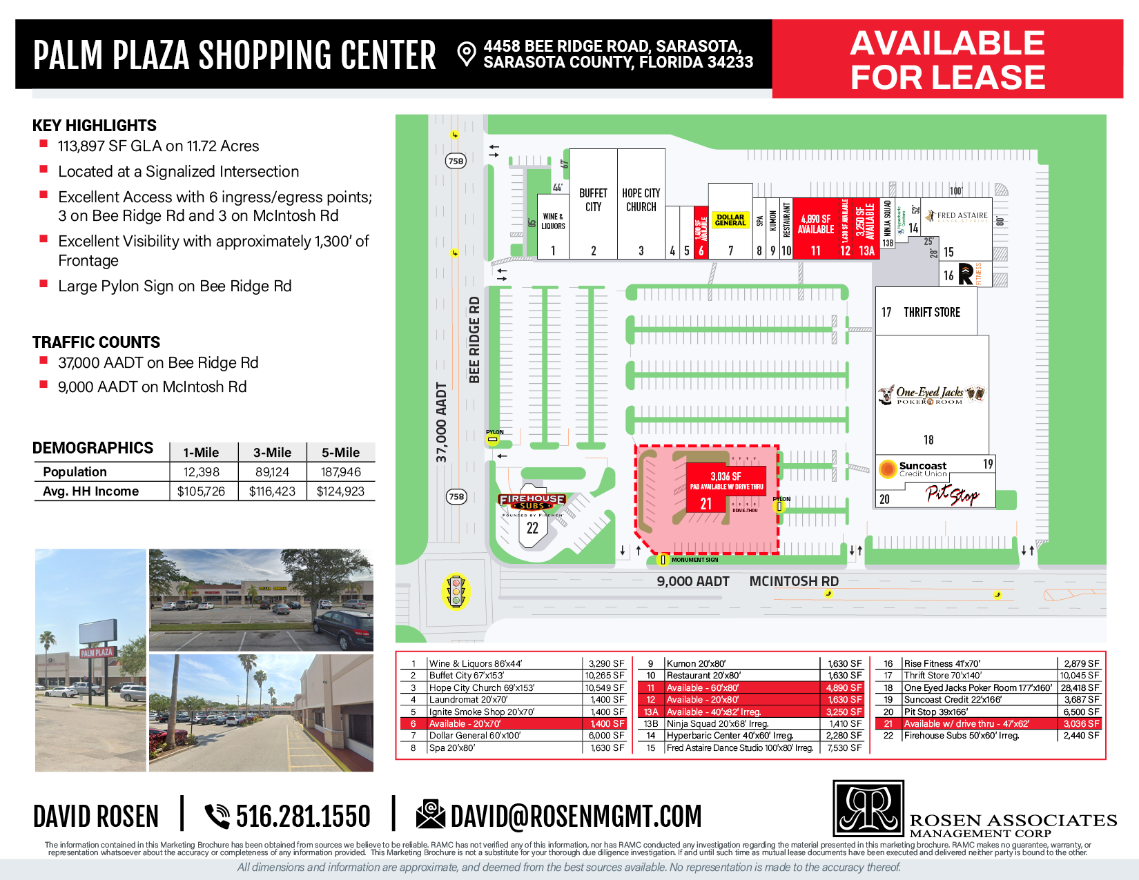 4400 Bee Ridge Rd, Sarasota, FL for Rent