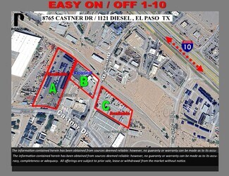 El Paso, TX Industrial Land - 8765 Castner DR