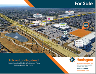 Katy, TX Commercial Land - Falcon Landing Boulevard & Westheimer Pkwy