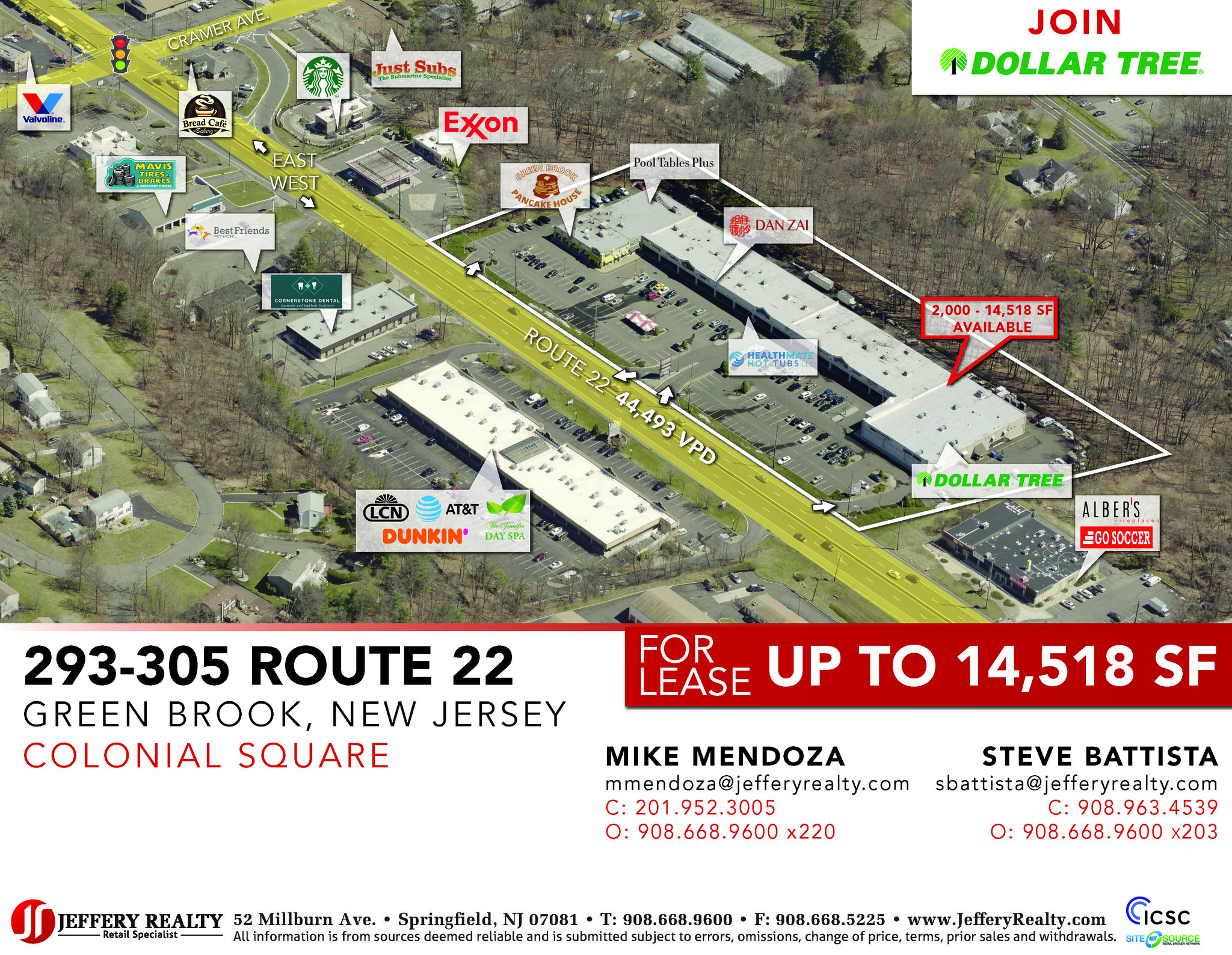 299 US Highway 22, Green Brook, NJ for Rent