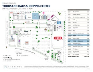 San Antonio, TX Retail - 2929-2951 Thousand Oaks Dr