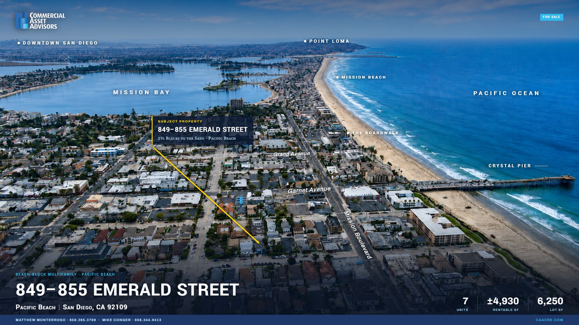 849-855 Emerald St, San Diego, CA for Sale
