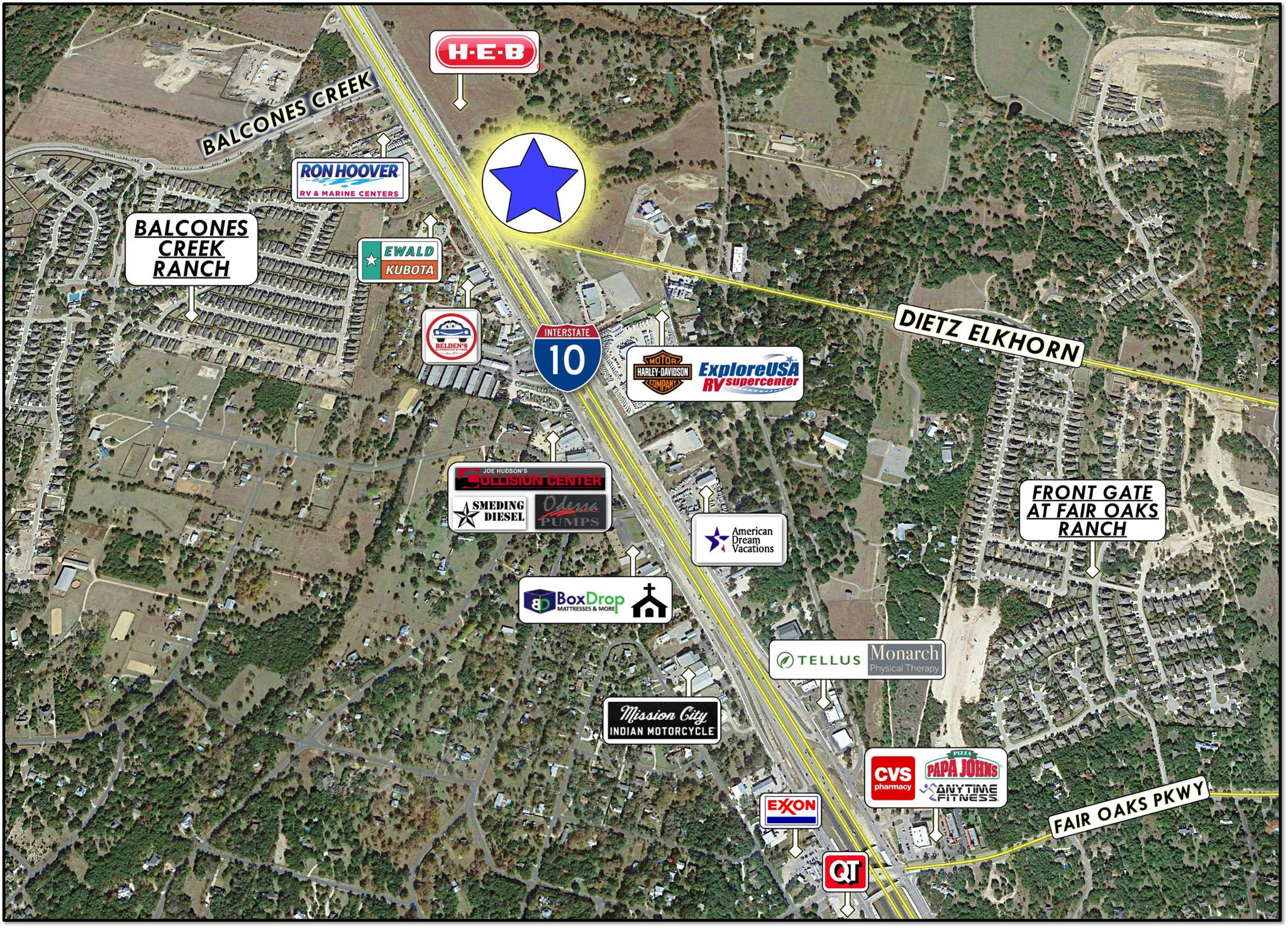 IH 10 W & Dietz-Elkhorn Rd, Boerne, TX for Sale