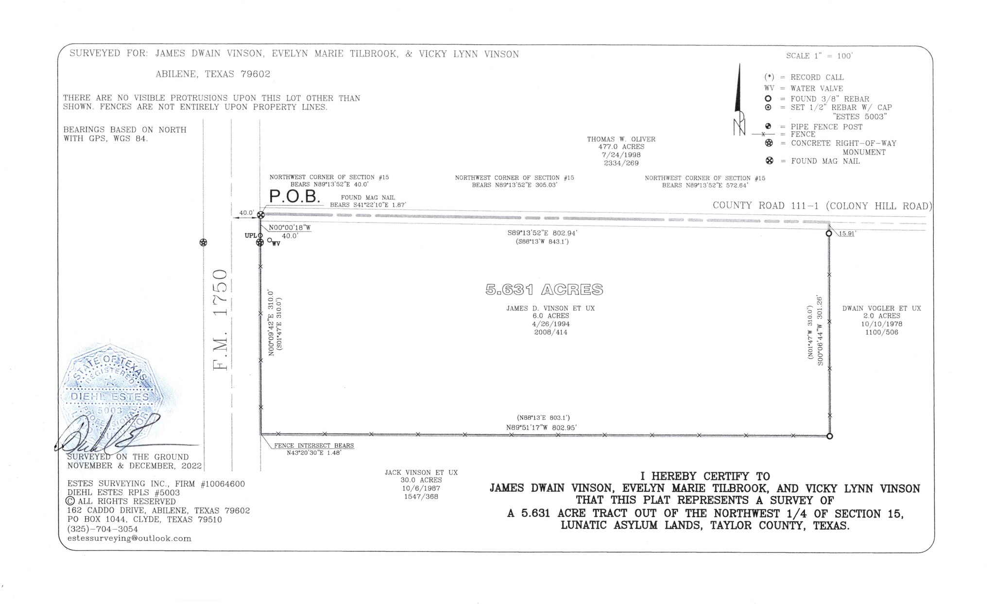 FM 1750 AND COLONY HILL,, Potosi, TX for Sale