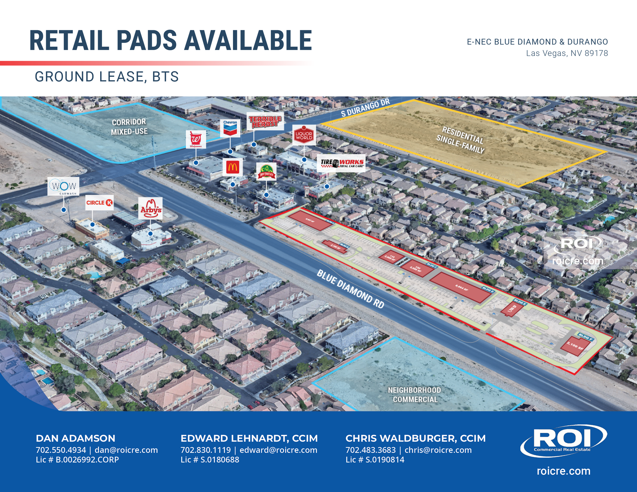 E-Nec Blue Diamond & Durango, Las Vegas, NV for Rent