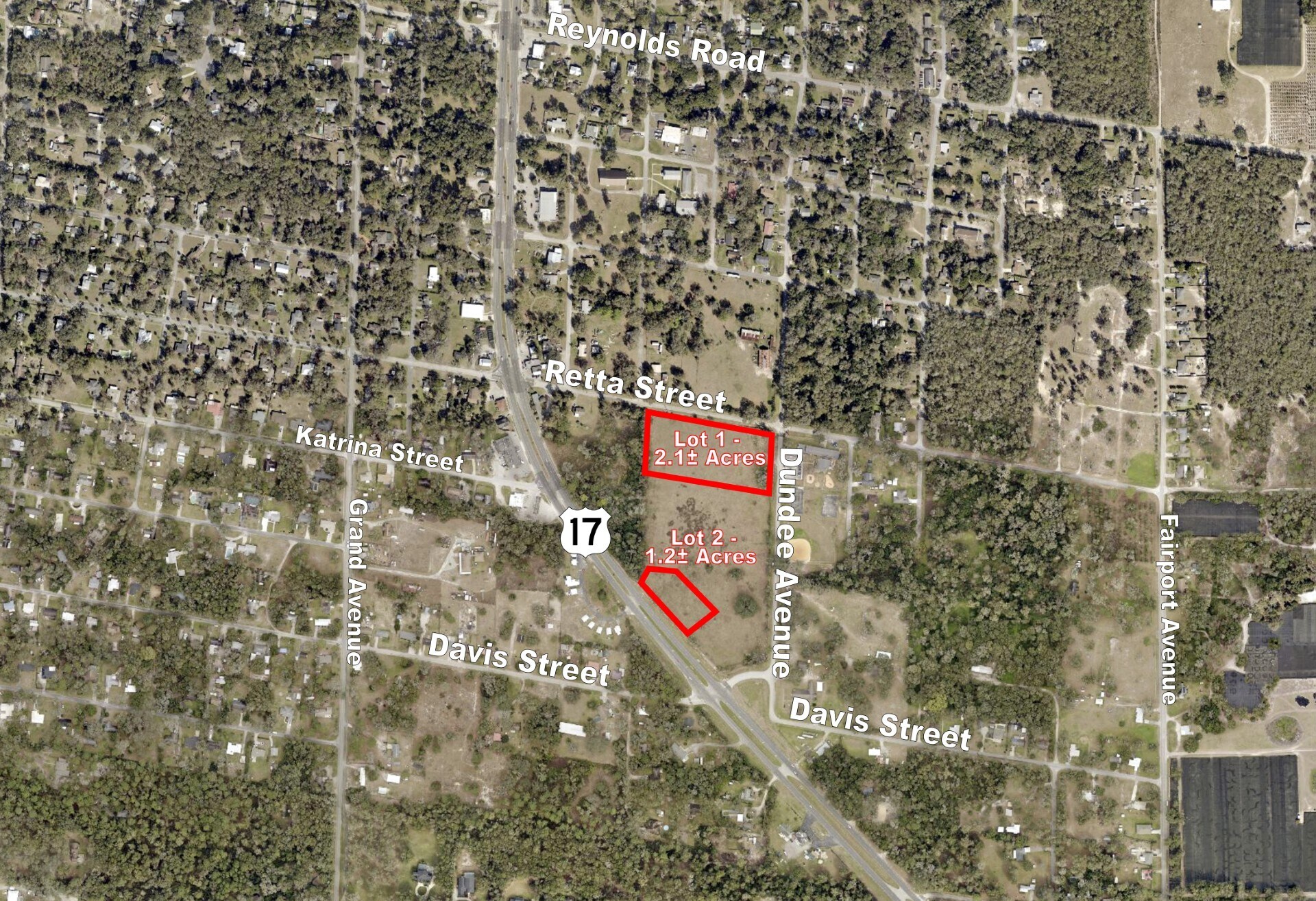 US HWY 17 & Dundee Ave, De Leon Springs, FL for Sale