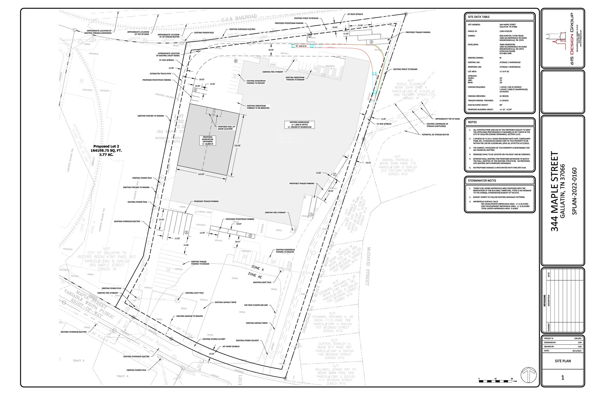 344 Maple Gallatin, TN 37066 Industrial Property for Lease on