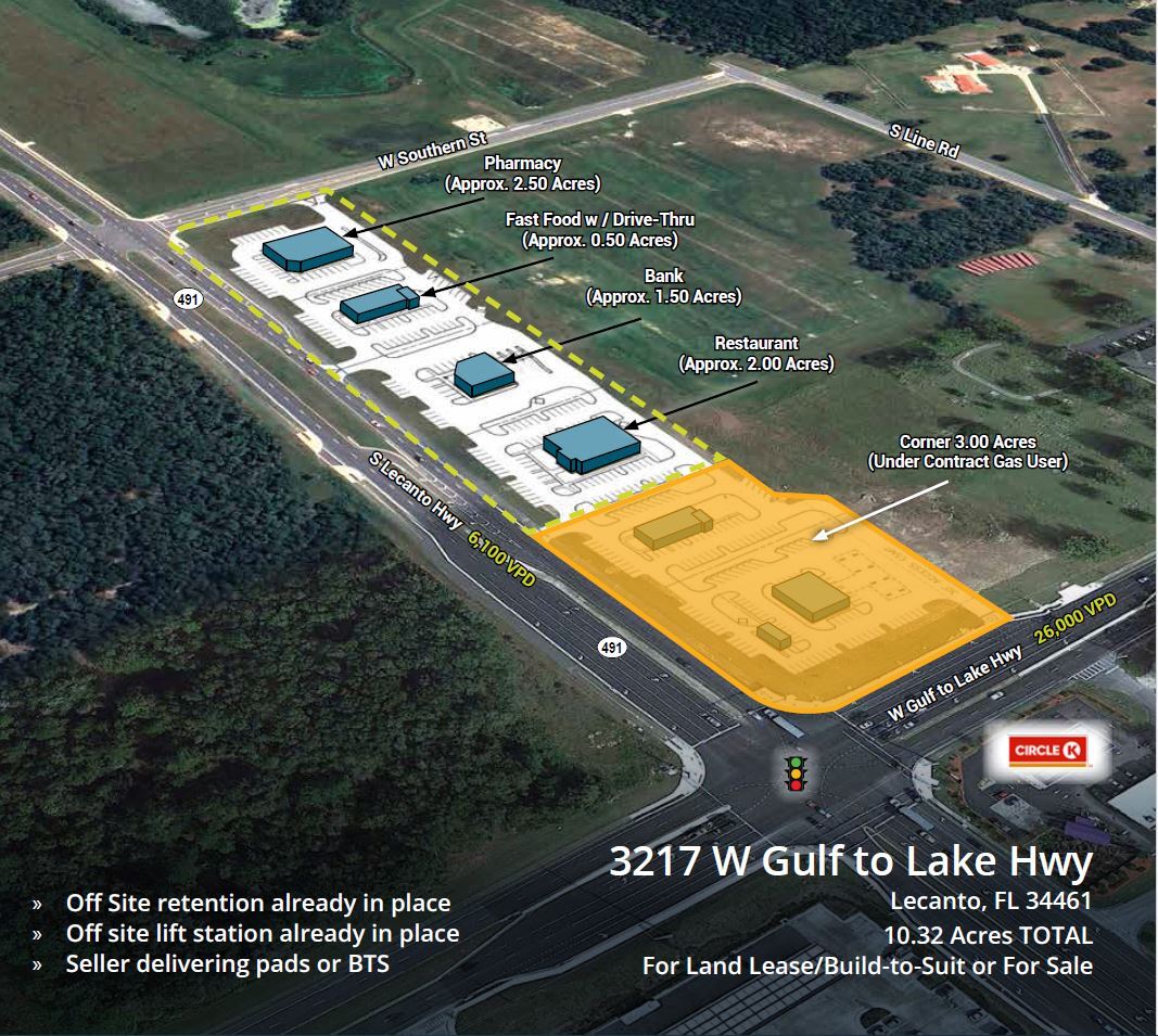 3217 W Gulf To Lake Hwy, Lecanto, FL for Sale