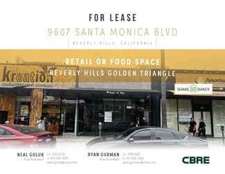 Beverly Hills, CA Retail - 9601-9609 Santa Monica Blvd Beverly Hills, CA Retail - 9601-9609 Santa Monica Blvd