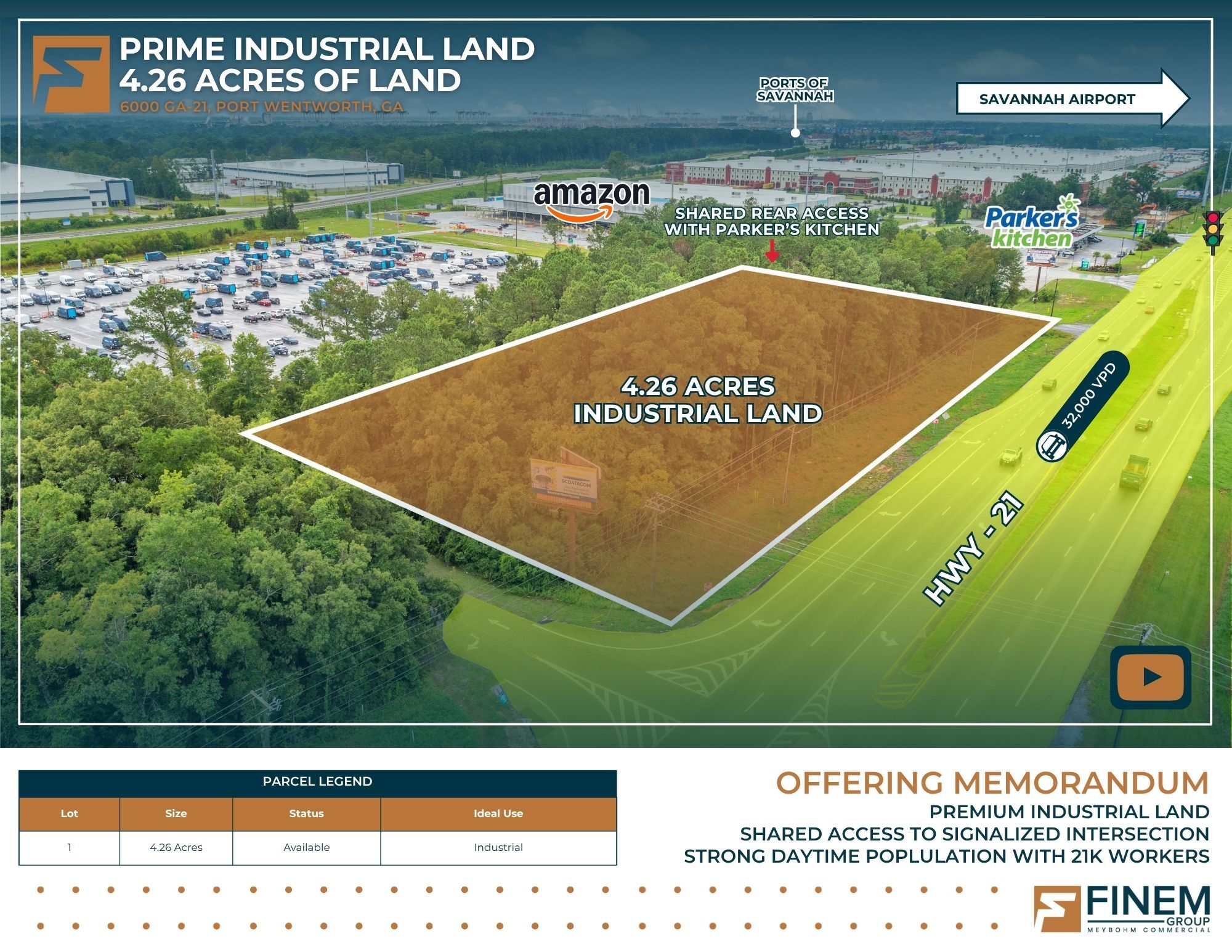 6000 HWY 21, Port Wentworth, GA for Sale