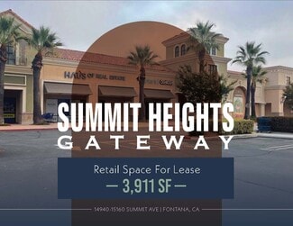 Fontana, CA Retail - 14940-15160 Summit Ave