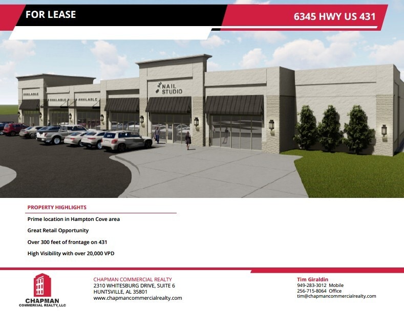 6345 US-431, Owens Cross Roads, AL for Rent