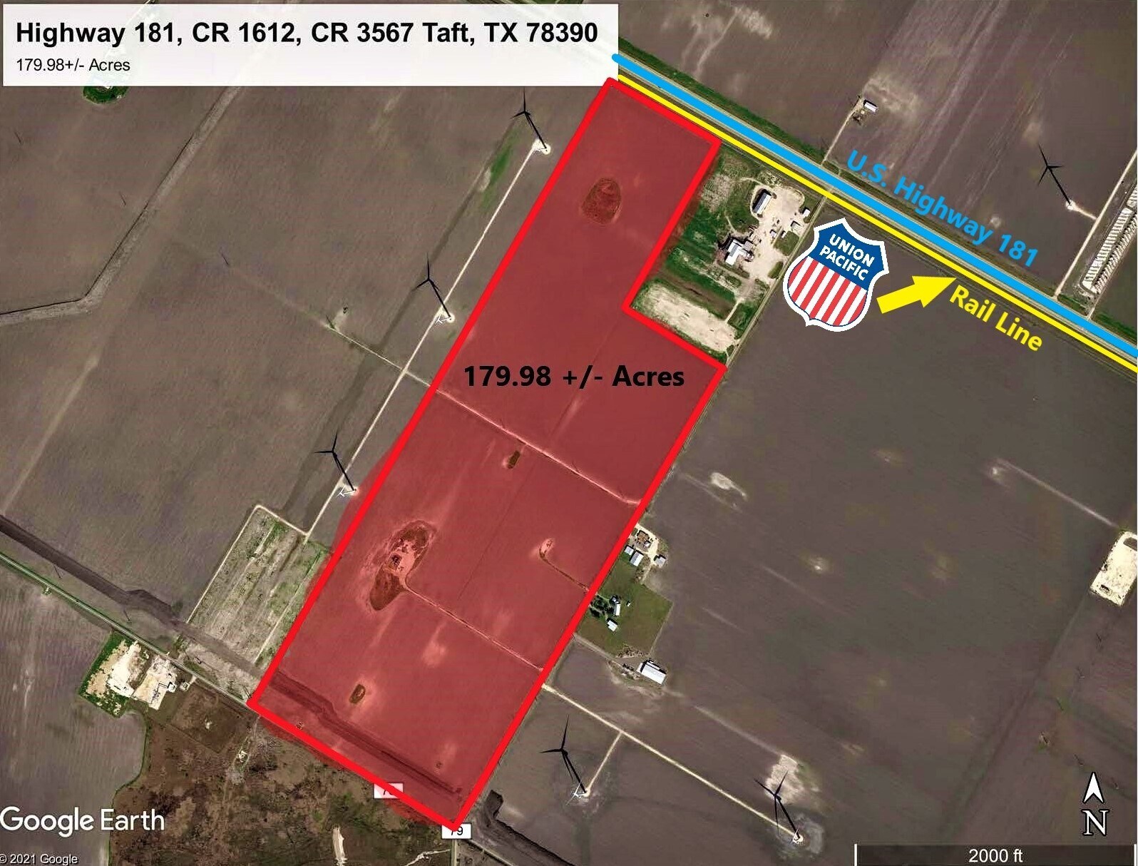 0000 Highway 181 Cr 1612 Cr 2567 Hwy, Taft, TX for Sale
