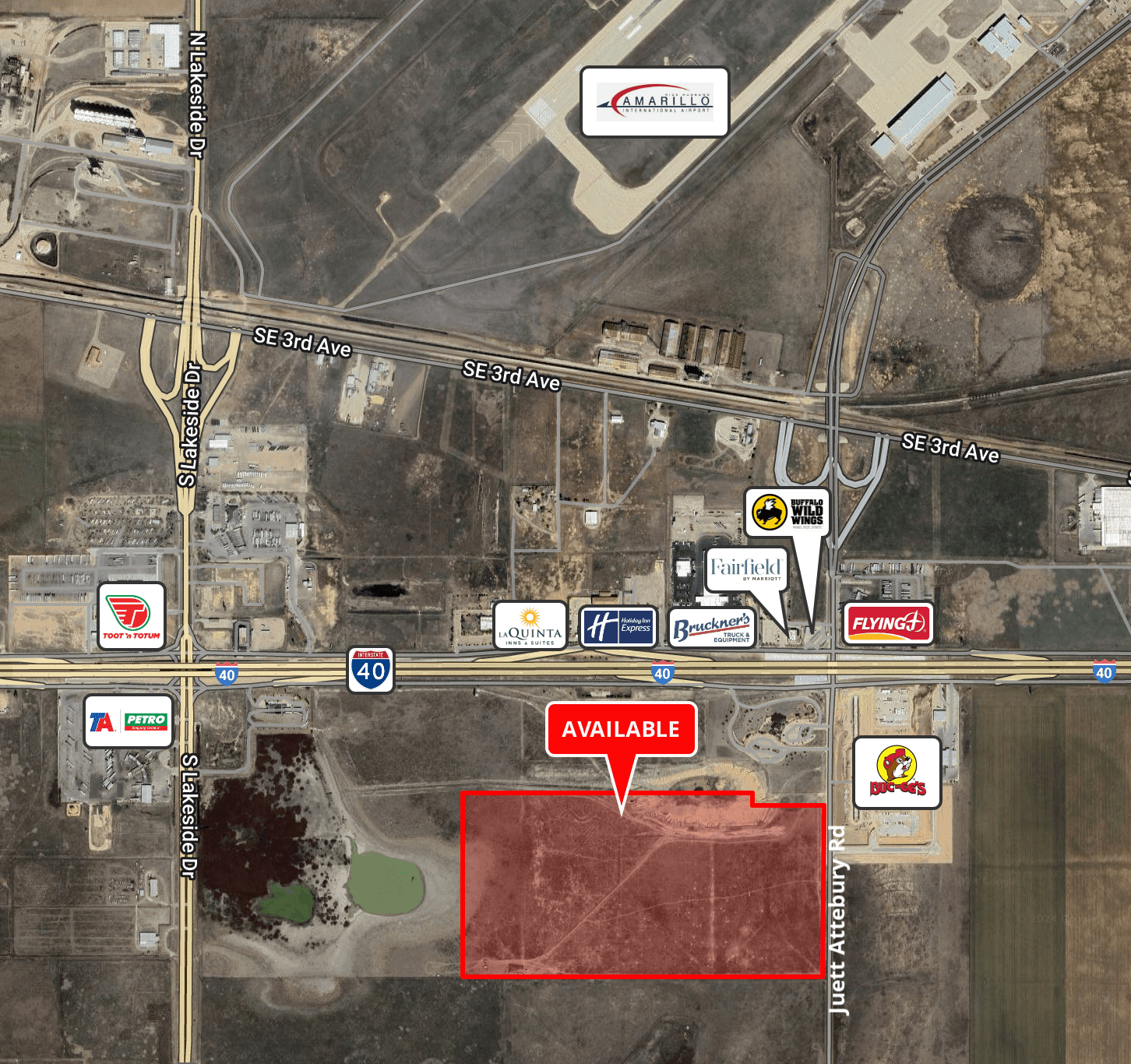 Juett Attebury Just South of I-40 rd, Amarillo, TX for Sale
