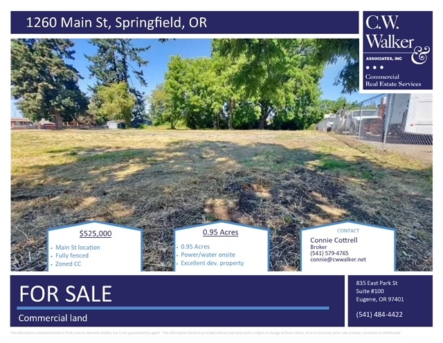 1260 Main St, Springfield, OR for Sale