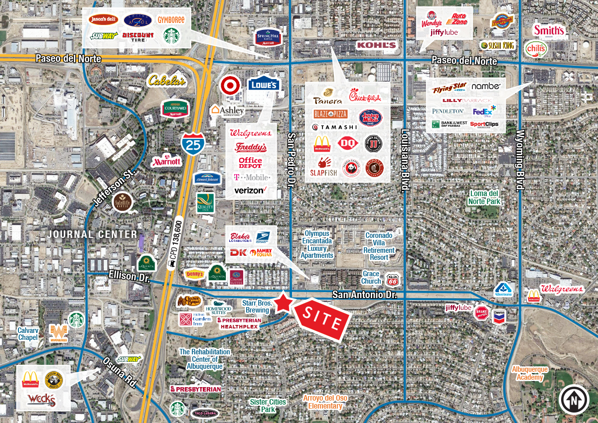 SWC San Antonio @ San Pedro Blvd. NW, Albuquerque, NM for Sale