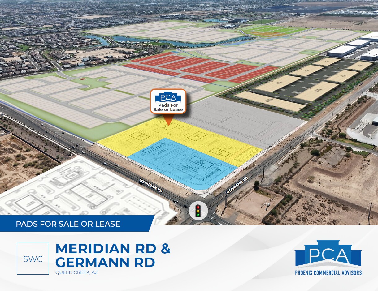 SWC Meridian Road d & Germann Road, Queen Creek, AZ for Sale