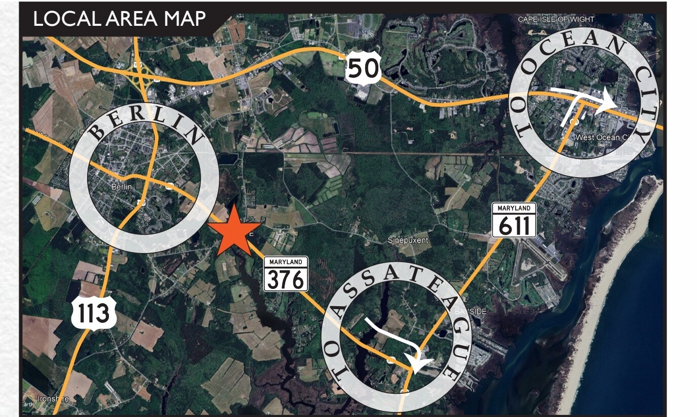 10702 Assateague Rd, Berlin, MD for Rent