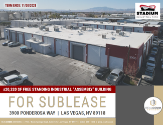 Las Vegas, NV Industrial - 3900 W Ponderosa Way