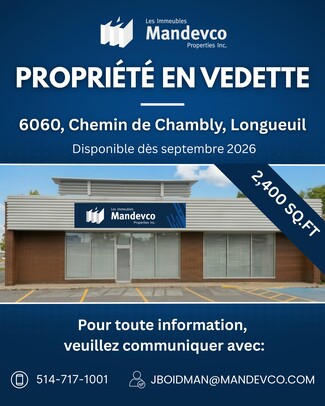 Saint-hubert, QC Retail - 6060 Ch de Chambly Saint-hubert, QC Retail - 6060 Ch de Chambly