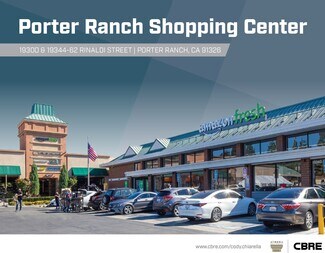 Porter Ranch, CA Retail - 19300-19338 Rinaldi St